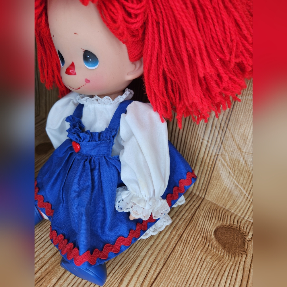 Precious Moments Y2K Vintage Collectible Moptop Mary Yarn Hair Doll - Picture 4 of 12